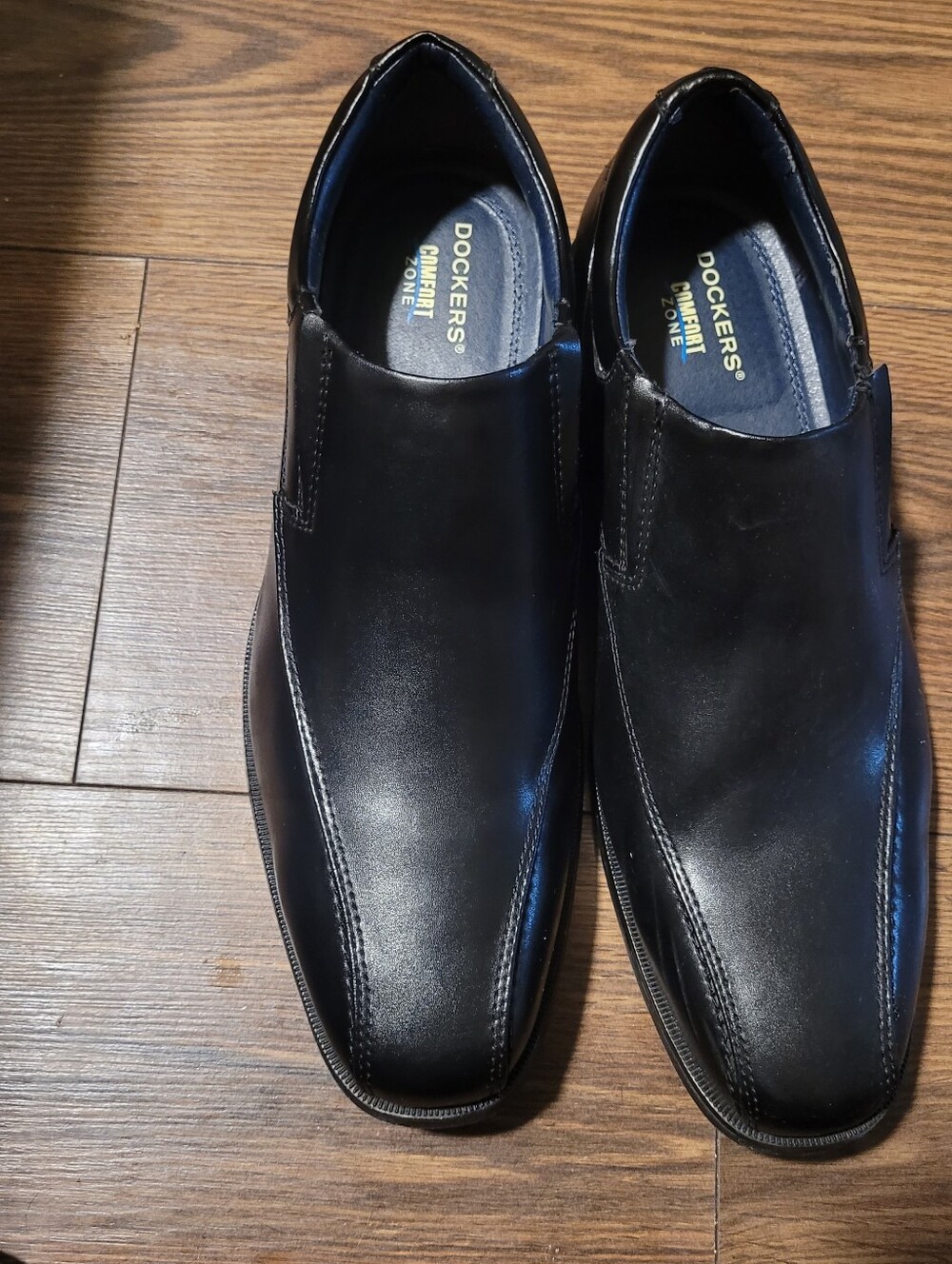 DOCKERS BLACK SLIP-ON DRESS SHOES